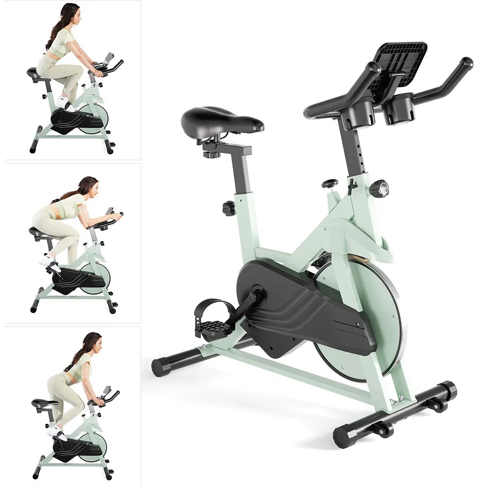 Superun Exercise Bike, 32-Level Magnetic Resistance Stationary Bikes for Home, Low Noise Workout Cycling Bike for Home