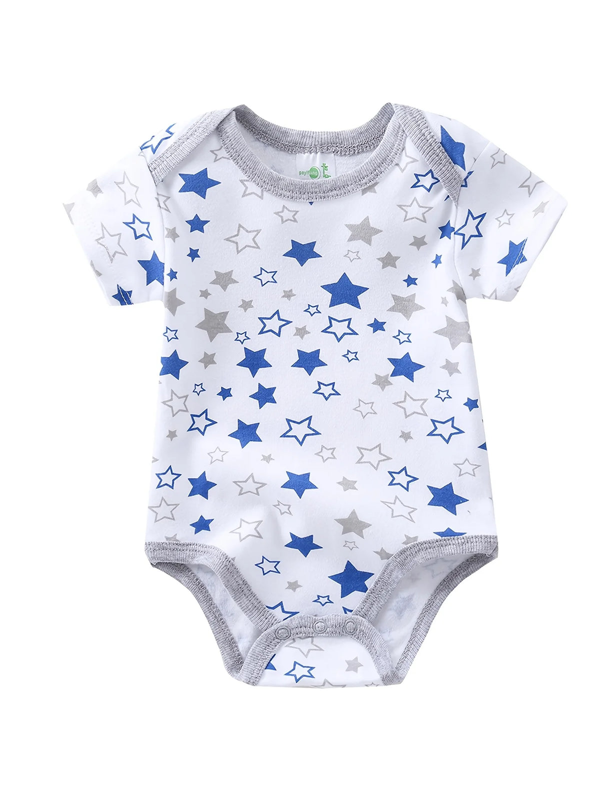 5pcs Baby Boy Triangle Rompers, Creative Baby Bodysuits, Short Crawler Onesies, Short Sleeve Jumpsuits with Sailboat Pattern, Soft Breathable Casual Infant Clothes, Newborn Hospital Essentials, Bargain, for Outdoor