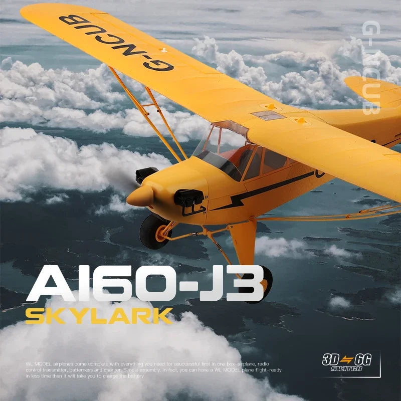 Wltoys XK A160 RC Airplane 5CH 2.4G Radio Remote Control Aircraft 650mm Wingspan 3D/6G Brushless Motor Plane Toys for Children