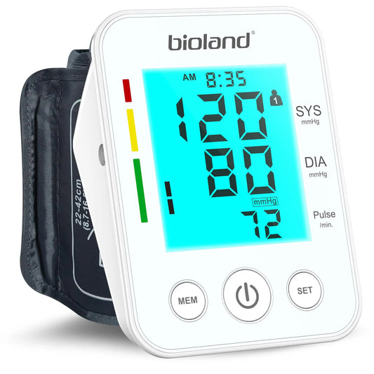 bioland Blood Pressure Monitor 2005 Tensiometer Upper Arm Automatic Digital BP Measuring Device 2005-1 Pulse Heart Rate Monitor