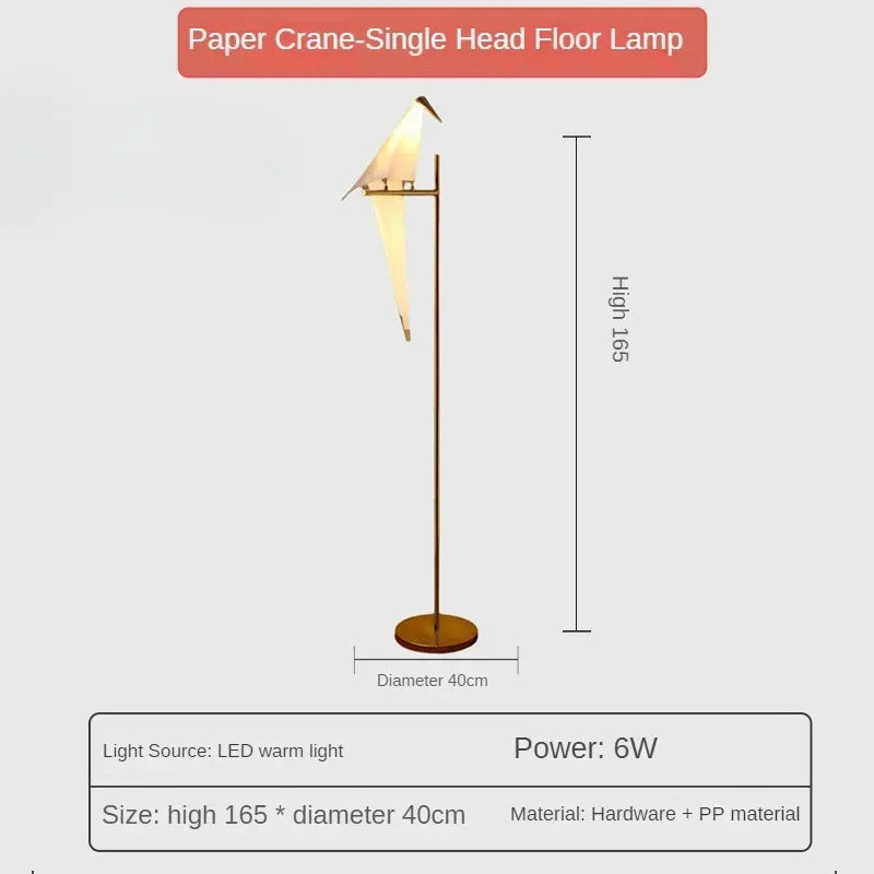 Creative Led Bird Floor Lamps Nordic Designer Standing Lamp for Bedroom Living Room Study Decoration Rotatable Stand Lighting