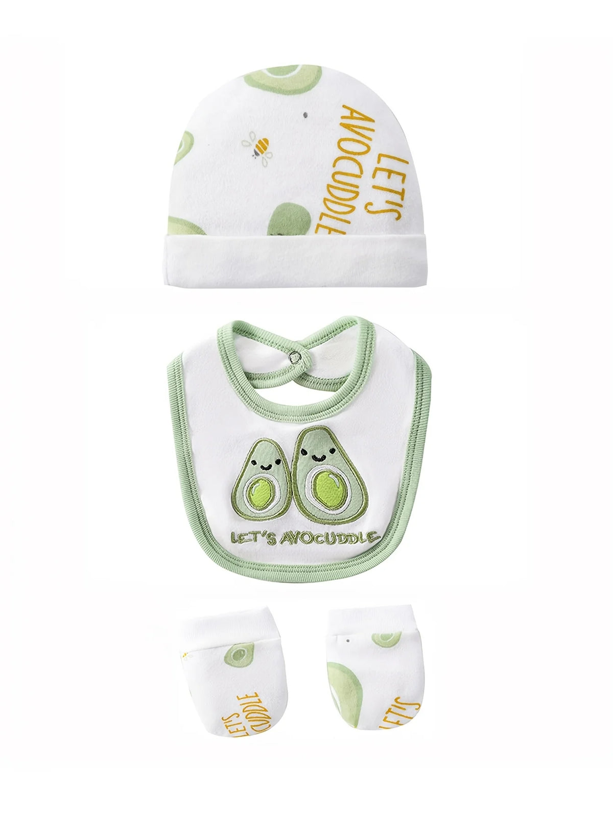 8pcs Newborn Baby Set, 100% Cotton Infant Essentials for Hospital Delivery, Unisex Bodysuit & Romper Outfit with Tops, T-shirts And Hat,, Perfect for Outdoor