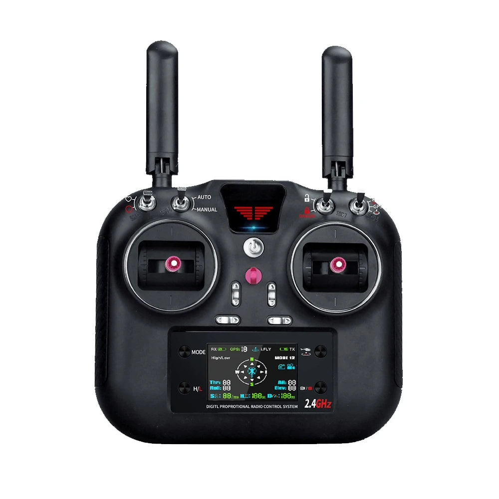 Eachine E188S AirWolf 2.4G 9CH 6G GPS Optical Flow Localization LiDAR TOF Altitude Hold Dual Brushless Motor RC Helicopter RTF