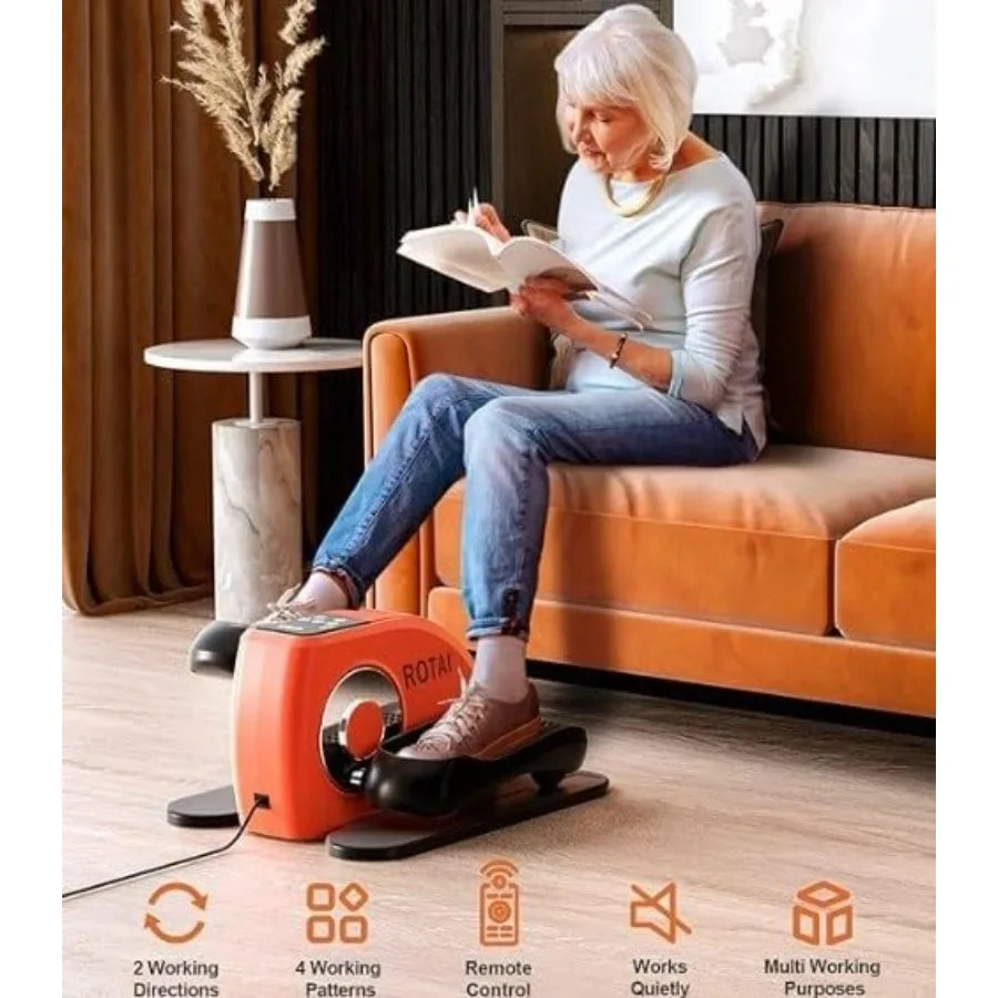 Elliptical Exercise Machine Under Desk Ellipse Leg Exerciser As Seen On Tv with Screen Remote Control Leg Exerciser While Sitti