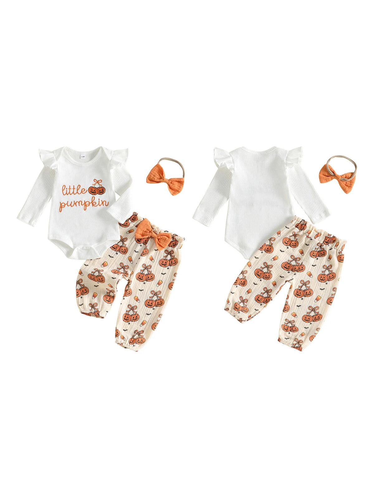 Romper With Pumpkin Halloween Outfit Outfit Letters With Letters Halloween Outfit Letters With Pumpkin Pants