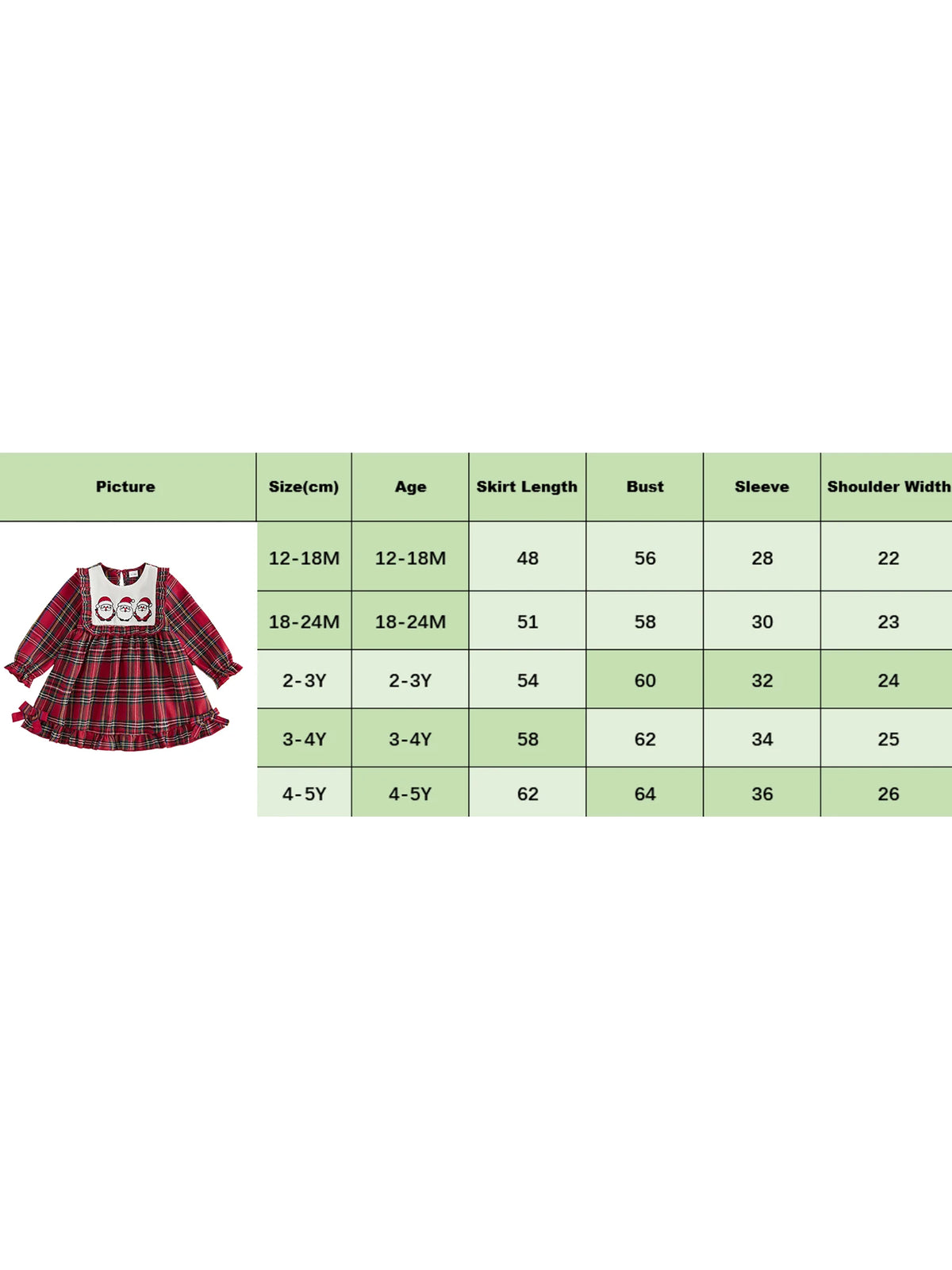 Print-Loose-Ruffle Girl Christmas Christmas Print Loose Plaid Print Loose Sleeve Plaid Girl-Christmas-Dress Durable