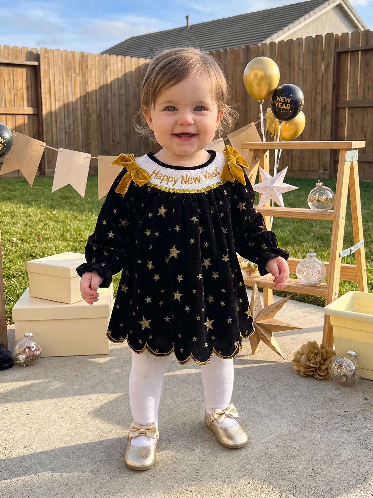 Letter Dress Toddler Long Year-Dress-Long New Long Sleeve Toddler Girls New Compact Toddler Girls New