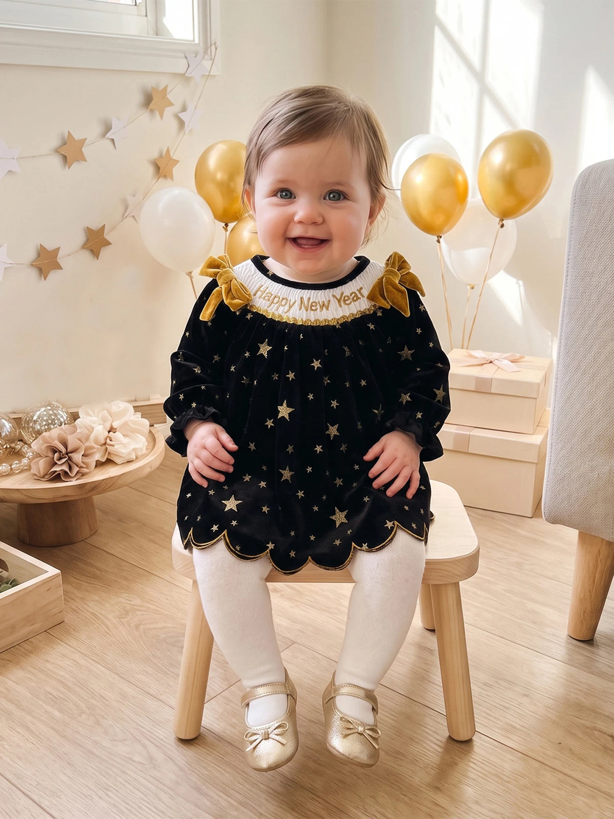 Letter Dress Toddler Long Year-Dress-Long New Long Sleeve Toddler Girls New Compact Toddler Girls New
