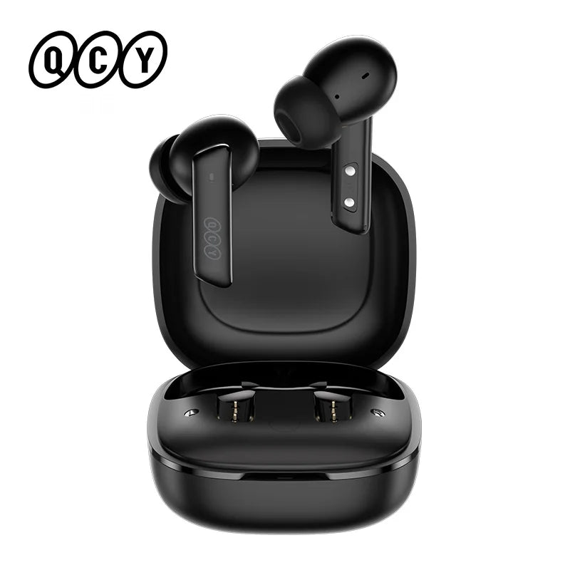 NEW QCY HT05 ANC Wireless TWS Bluetooth 5.2 Earphones 40dB Active Noise Cancellation Headset 6 Mic ENC HD Call TWS Earbuds