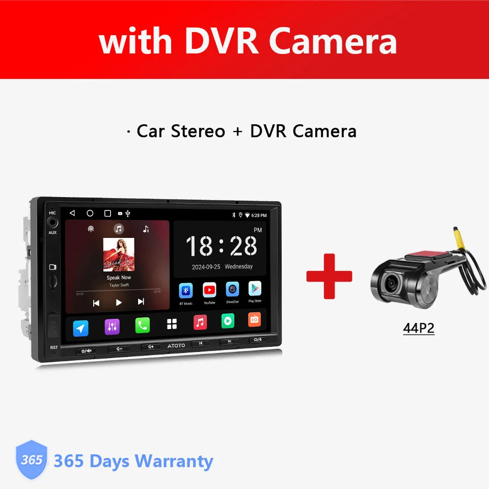 ATOTO 7 inch Double 2 Din Stereo Receiver Smart Car Systems Android Car Radio Automotive Multimedia Carplay Screen 2Din A5 A5L
