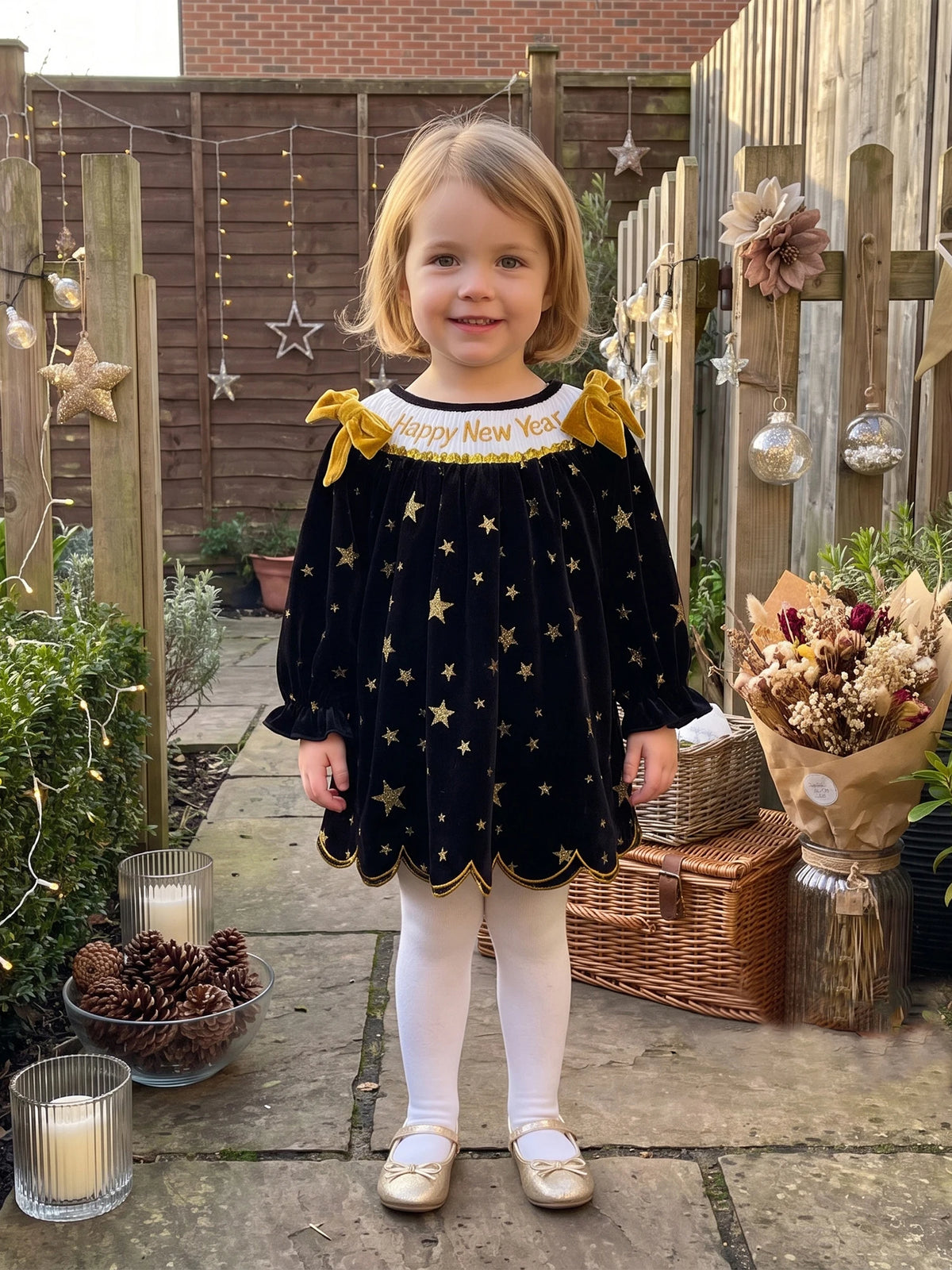 Letter Dress Toddler Long Year-Dress-Long New Long Sleeve Toddler Girls New Compact Toddler Girls New