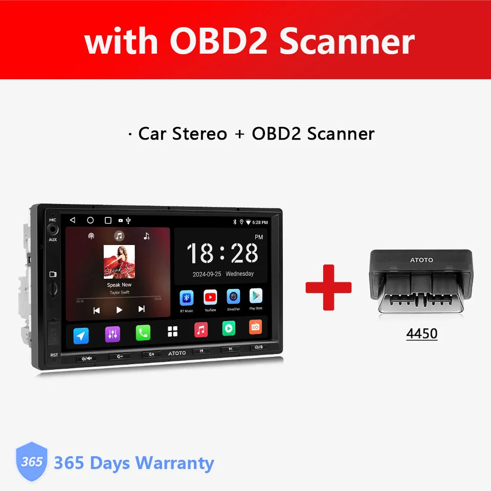 ATOTO 7 inch Double 2 Din Stereo Receiver Smart Car Systems Android Car Radio Automotive Multimedia Carplay Screen 2Din A5 A5L