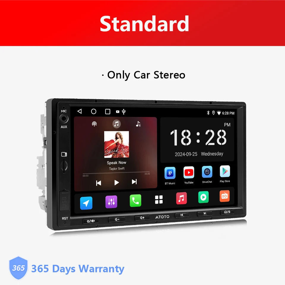 ATOTO 7 inch Double 2 Din Stereo Receiver Smart Car Systems Android Car Radio Automotive Multimedia Carplay Screen 2Din A5 A5L
