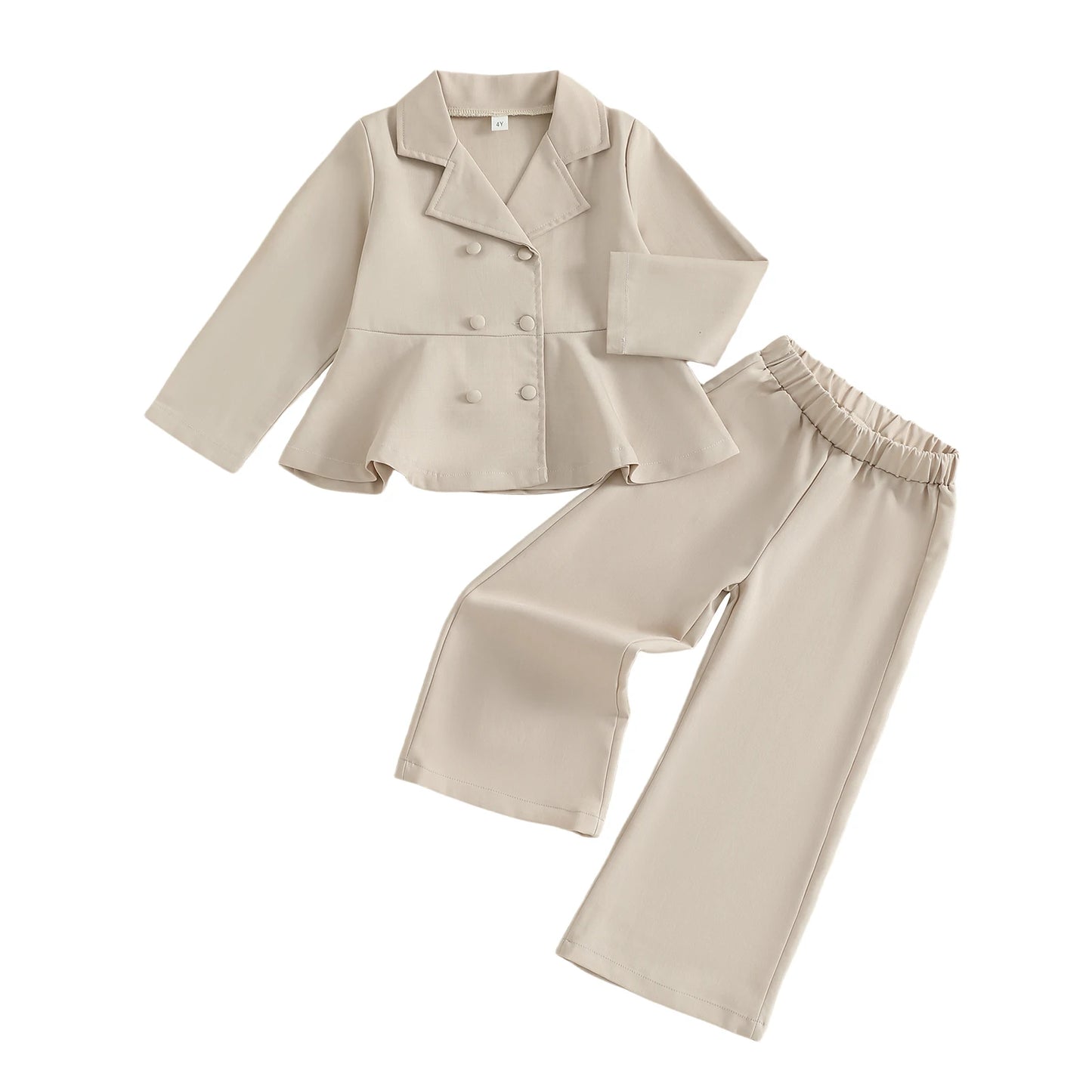 Girls 2-Piece Winter Outfits Warm Hooded Coat Leggings Set Children Clothing for Cold Weather